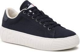 Tommy Jeans Sneakersy Canvas Outsole EM0EM01160 Granatowy