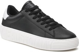 Tommy Jeans Sneakersy Leather Outsole EM0EM01159 Czarny