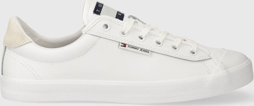 Tommy Jeans sneakersy TJM VULCANIZED BUMPER kolor biały EM0EM01314