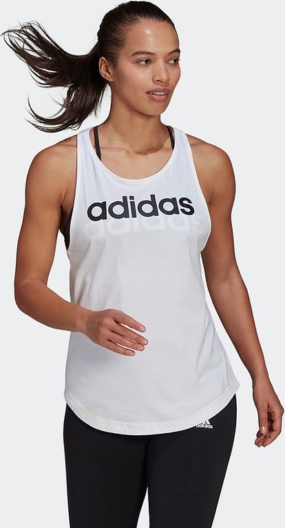 Top Adidas w sportowym stylu z okrągłym dekoltem