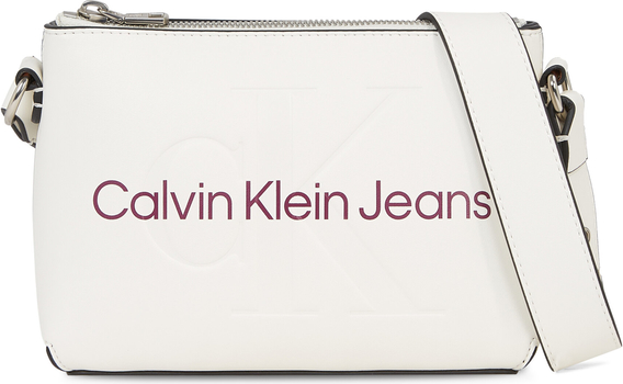 Torebka Calvin Klein w młodzieżowym stylu średnia matowa