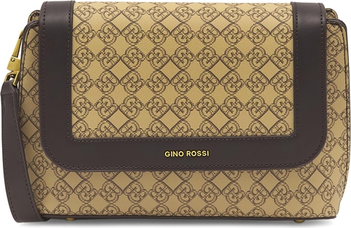 Torebka Gino Rossi w młodzieżowym stylu średnia z nadrukiem