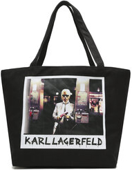 Torebka Karl Lagerfeld z nadrukiem