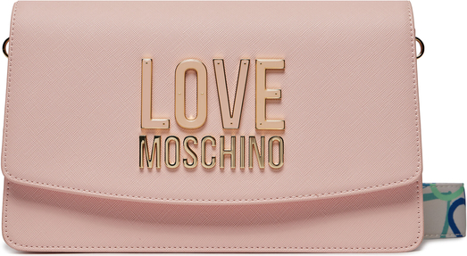 Torebka Love Moschino matowa na ramię w młodzieżowym stylu