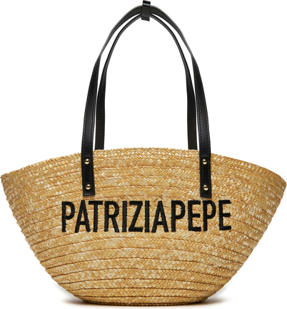 Torebka Patrizia Pepe duża w wakacyjnym stylu na ramię