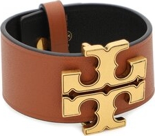 Tory Burch Bransoletka Eleanor Leather Bracelet 143767 Brązowy