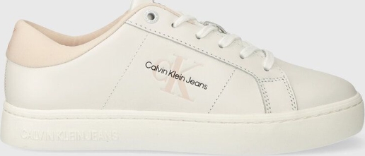 Trampki Calvin Klein z płaską podeszwą sznurowane