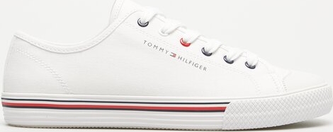 Trampki Tommy Hilfiger w sportowym stylu z płaską podeszwą
