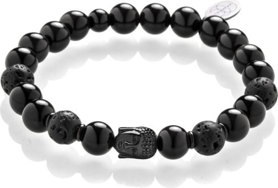 Trimakasi Buddha bracelet black