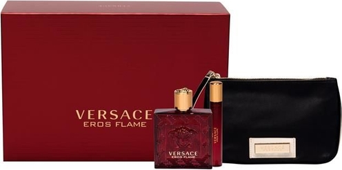 Versace Eros Flame Woda perfumowana 100 ml + Edp 10 ml + Kosmetyczka