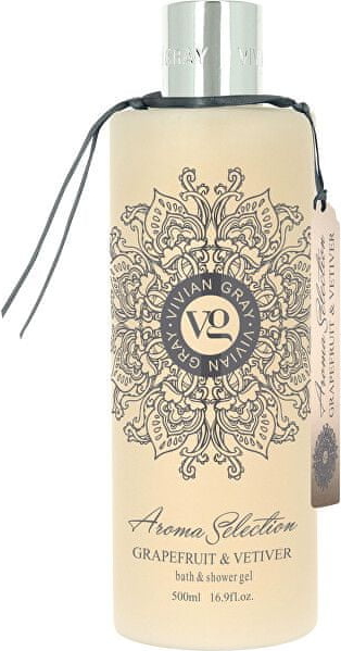 Vivian Gray Aroma Selection Grapefruit &amp; Vetiver (Bath &amp; Shower Gel) 500 ml