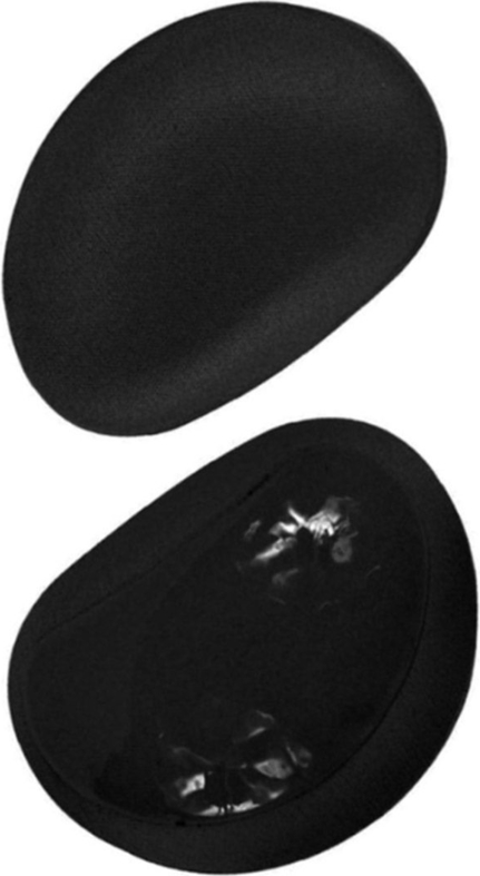 WS-21 Wkładki samoprzylepne push-up czarne, Kolor czarny, Rozmiar uniwersalny, Julimex