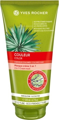 Yves Rocher Maska chroniąca kolor włosów farbowanych z wyciągiem z jagód acai 2w1