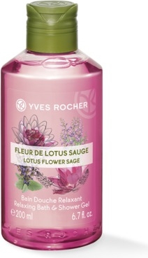 Yves Rocher Relaksujący żel pod prysznic i do kąpieli Kwiat Lotosu &amp; Szałwia
