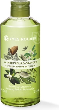 Yves Rocher Relaksujący żel pod prysznic i do kąpieli Migdał &amp; Kwiat pomarańczy