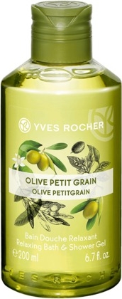 Yves Rocher Relaksujący żel pod prysznic i do kąpieli Oliwka &amp; Petit grain
