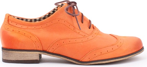 Zapato jazzówki - skóra naturalna - model 246 - kolor dynia