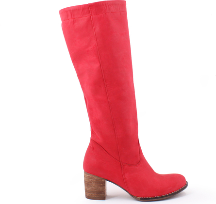 Zapato kozaki - skóra naturalna - model 154 - kolor czerwony
