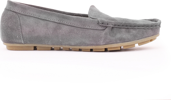 Zapato mokasyny - skóra naturalna - model 001 - kolor szary