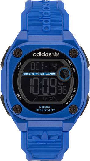 Zegarek adidas Originals - City Tech Two Watch AOST23061 Blue