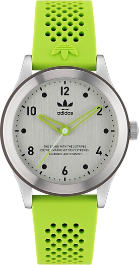 Zegarek adidas Originals - Code Three Watch AOSY23034 Silver