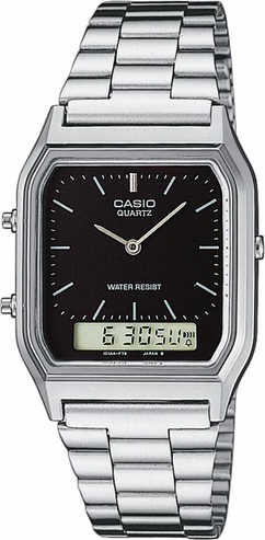 Zegarek Casio AQ-230A-1DMQYES Black/Silver