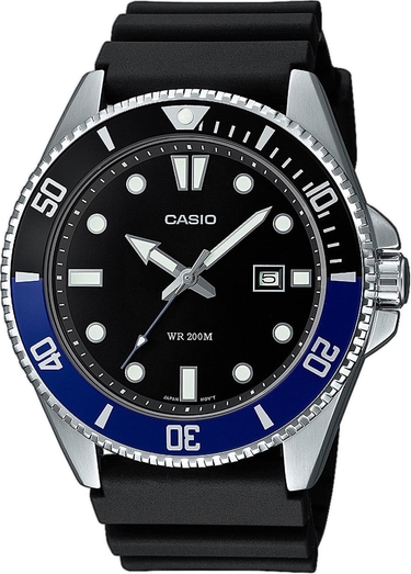 Zegarek CASIO - Duro Diver MDV-107-1A2VEF Black