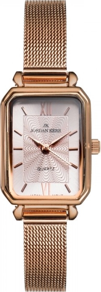 Zegarek damski Jordan Kerr I2020 różowo-złoty
