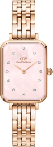 Zegarek Daniel Wellington Quadro DW00100621 Rose Gold/Rose Gold