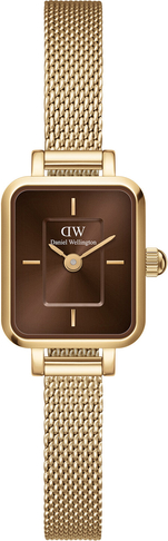 Zegarek Daniel Wellington Quadro Mini Evergold Amber DW00100654 Gold/Brown