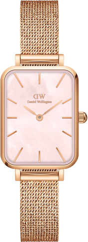 Zegarek Daniel Wellington Quadro Pressed DW00100510 Gold/Pink