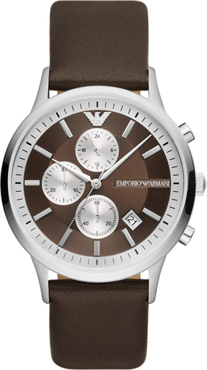 Zegarek EMPORIO ARMANI - Renato AR11490 Brown/Silver