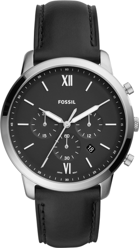 Zegarek FOSSIL - Neutra Chrono FS5452 Black/Silver
