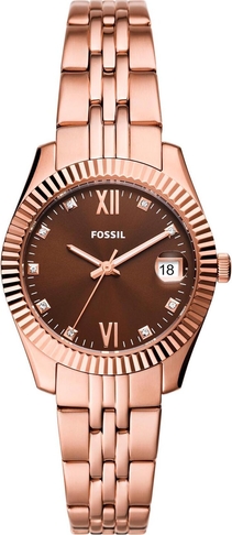 Zegarek Fossil Scarlette Mini ES5324 Brown/Rose Gold