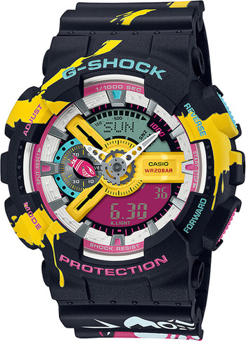 Zegarek G-Shock GA-110LL-1AER Black/Multi