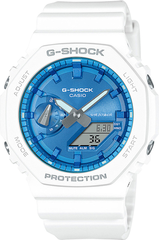 Zegarek G-Shock Sparkle of Winter GA-2100WS-7AER White/Blue