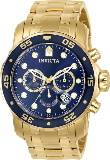 Zegarek Invicta Watch Pro Diver IN0073 Gold/Navy