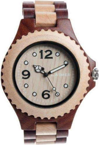 zegarek męski LAIMER 0012 zegarek drewniany