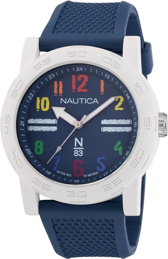 Zegarek Nautica - NAPATS304 White/Blue