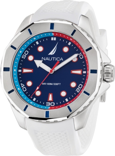 Zegarek Nautica - NAPKMS305 Silver/Blue