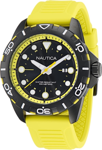 Zegarek Nautica NAPNRS403 Black/Yellow