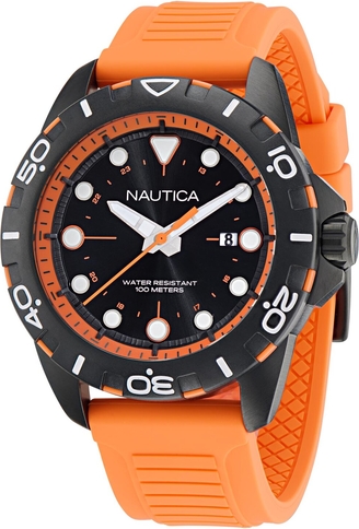 Zegarek Nautica NAPNRS405 Black/Orange