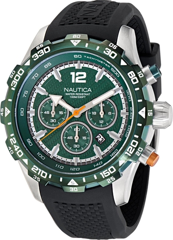 Zegarek Nautica NAPNSS407 Green/Black