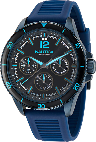 Zegarek Nautica NAPWRS401 Black/Blue