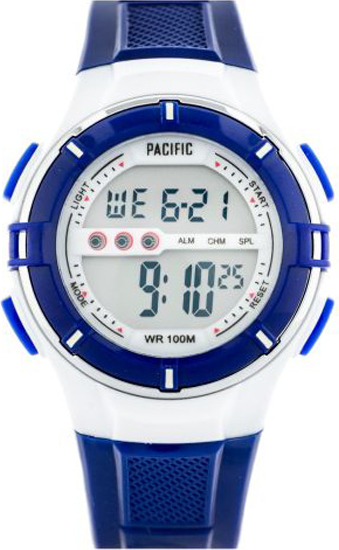 Zegarek PACIFIC sportowy LCD 205-L granatowy