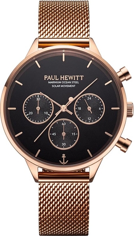 Zegarek Paul Hewitt Oceanpulse PH-W-0306 Rose Gold/Black