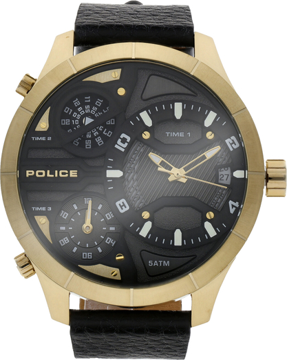 Zegarek POLICE - Bushmaster PEWJB2110601 Black/Gold