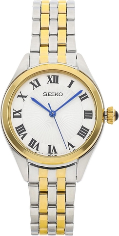 Zegarek SEIKO - Classic SUR330P1 Gold/Silver/White