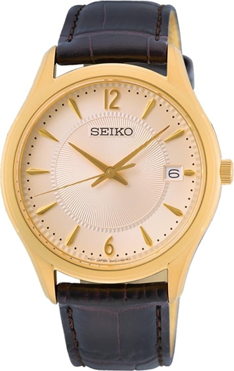 Zegarek Seiko SUR472P1 Gold/Brown