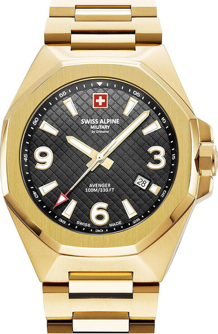 Zegarek Swiss Alpine Military 7005.1117 Gold/Black